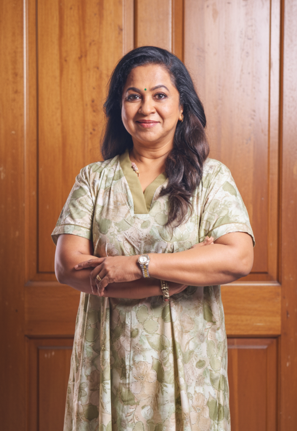 Blush Paisley Cotton Nighty -03